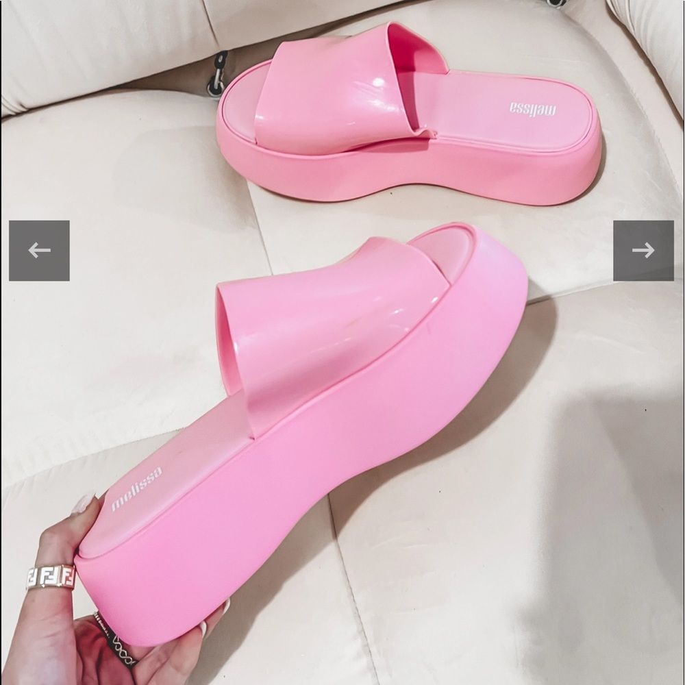 Pink Platform Slides